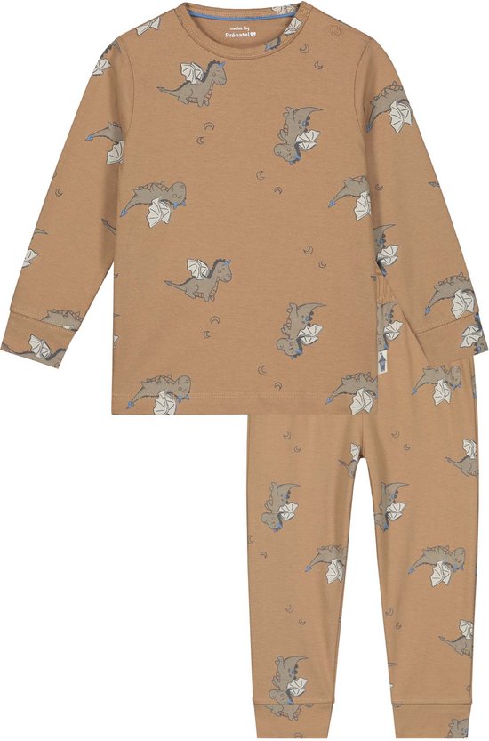 Foto: Pr natal pyjama jongen maat 104 pyjama kinderen jongen kinderkleding jongens dark sand brown