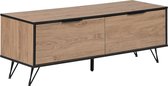 HALSTON - TV-meubel - Lichte houtkleur - Vezelplaat