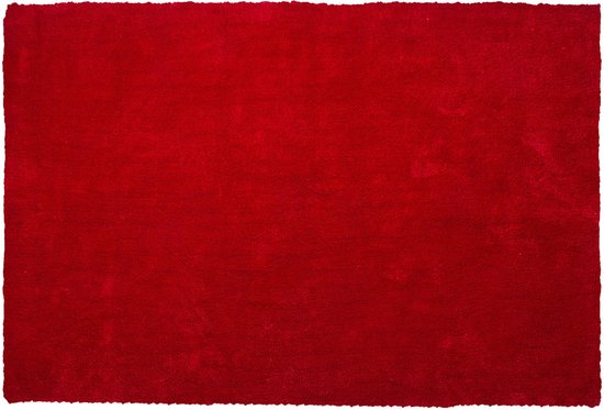 DEMRE - Shaggy vloerkleed - Rood - 160 x 230 cm - Polyester