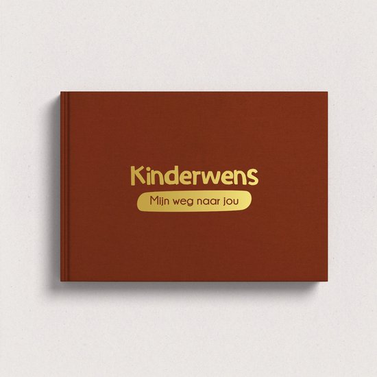 Kinderwens invulboek - voor alleenstaande vrouwen - linnen kaft - BAM - alleen