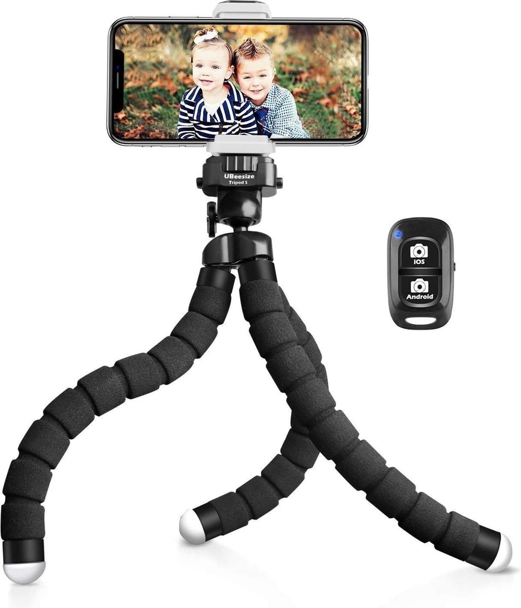 BOTC Selfie Stick Universeel - 3in1 SelfieStick - Tripod - Selfie Stick Tripod - Zwart