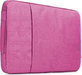Mobigear - Laptophoes geschikt voor Laptop | Mobigear Denim Zipper Sleeve 13 - 14 inch Laptop hoes - Roze