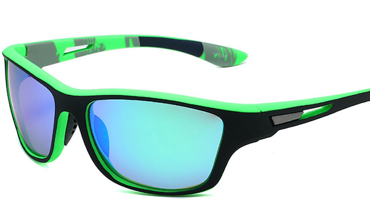 sport zonnebril UV 400 outdoor groen