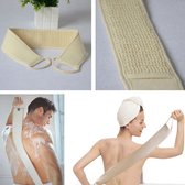 Narimano® Épurateur de dos - Brosse de Massage Loofad - Brosse de bain - Brosse à récurer - Brosse de Massage - Éponge à récurer -