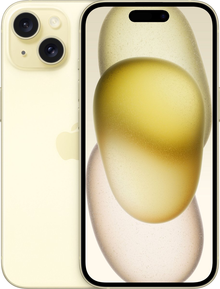 APPLE iPhone 15 5G - 256 GB Geel
