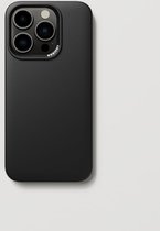 Nudient Hoesje geschikt voor Apple iPhone 15 Pro MagSafe Telefoonhoesje Hardcase | Nudient Thin Precise Backcover | Geschikt voor MagSafe | Geschikt voor Draadloos Opladen met Magnetische Ring | MagSafe Case - Ink Black | Zwart