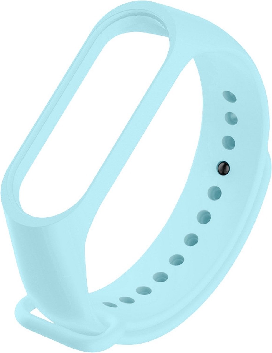 Siliconen bandje - Geschikt voor Xiaomi Mi Band 5 & 6 - Gemstone Green