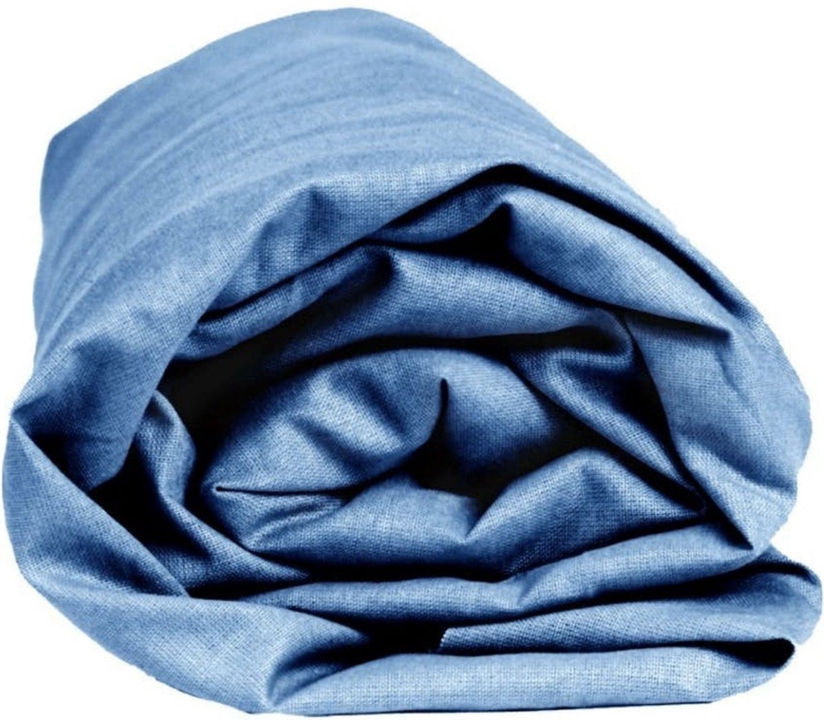 Sleepnight Hoeslaken - Jersey - (hoekhoogte 30 cm ) shadow blue - B 140 x L 200 cm - 2-persoons Strijkvrij - Geschikt voor Standaard Matras/Boxspring/Matras + Topper - 798510-B 140 x L 200 cm