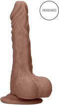 Shots - RealRock Dong met Testikels - 23 cm tan