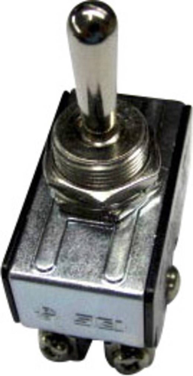 TRU COMPONENTS 1587678 TC-R13-28F-06 Tuimelschakelaar 250 V/AC 10 A 2x uit/aan Continu 1 stuk(s)