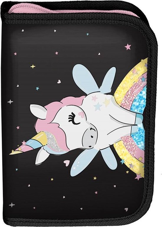 Unicorn Gevuld Etui, Dream Big - 19,5 x 13 x 3,5 cm - 22 st. - Polyester