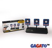 GAGATO - Cible Électrique - Target - Cible Numérique avec Tableau de Bord LCD - 3 Cibles de Tir - Accessoire de Tir - Cible Jouets