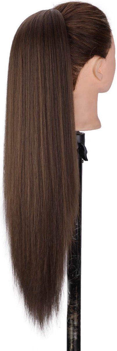 Miss Ponytails - Straight ponytail extentions - 26 inch - Bruin 8 - Hair extentions - Haarverlenging