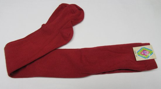Collants - Collant - Bas - Fille - Rouge vin - Uni 6 / 7 ans 120