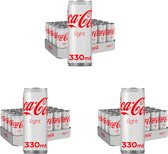 Coca Cola - Light - sleekcan - Triple Pack - 3x 24x33 cl - NL