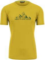 Karpos Loma Print T-shirt Met Korte Mouwen Geel M Man