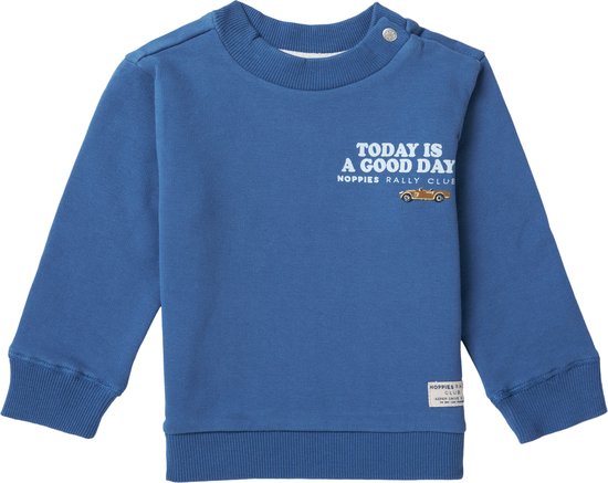 Noppies Boys sweater Timberlane long sleeve Jongens Trui - Dark Blue - Maat 92