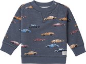 Noppies Boys sweater Tusculum long sleeve allover print Jongens Trui - Turbulence - Maat 74