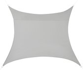 Zonnezeil Cherise - Waterafstotend Vierkant - 2x2 m - Lichtgrijs - UV Bescherming