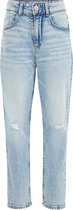 WE Fashion Meisjes high rise mom fit jeans met stretch