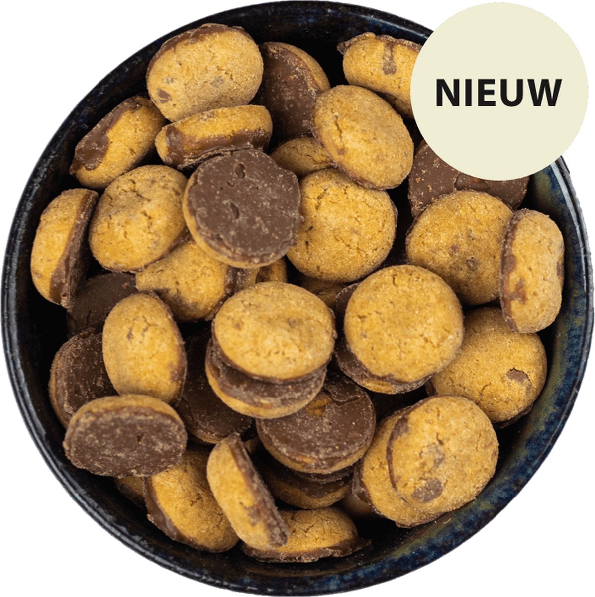 Van Delft - Choc Chip Kruidnoten - 250gr - Pepernoten met stukjes chocolade gedipt in chocolade