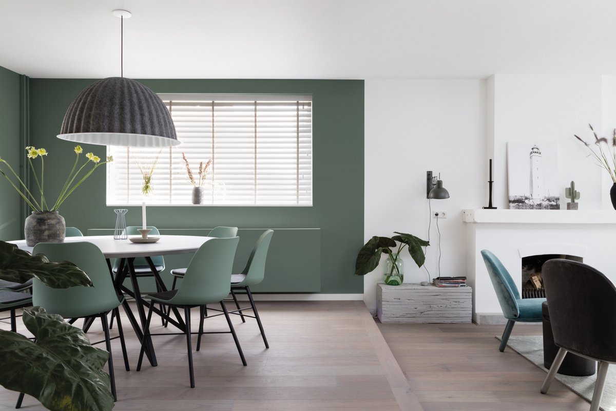 Histor Perfect Finish Muurverf Mat - Perfecte Dekking - Geurarm - 2.5L - Dried Holly - Groen – foto 4
