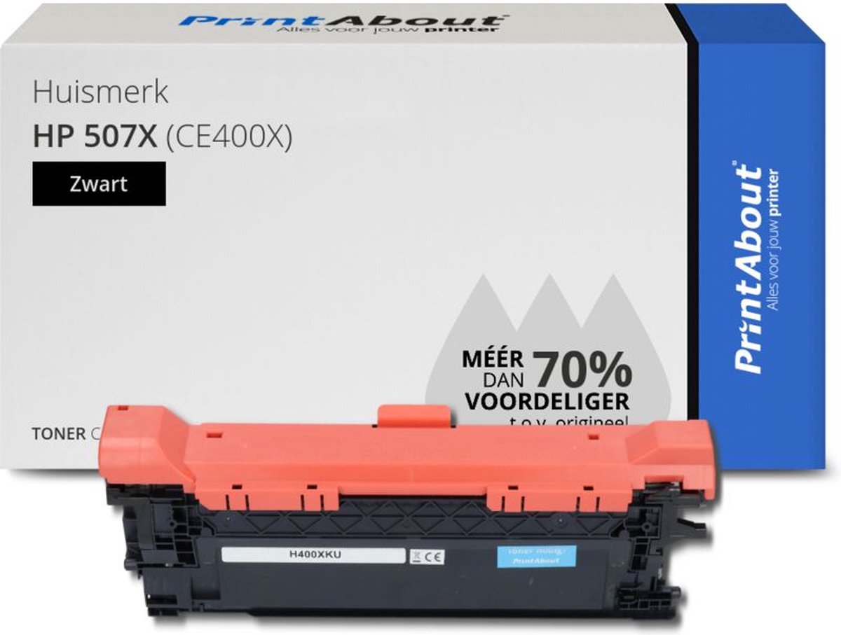 PrintAbout HP 507X (CE400X ) toner zwart