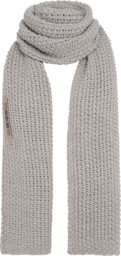 Knit Factory Carry Écharpe tricotée Femme & Homme - Écharpe d'hiver en  laine - Argile... | bol.