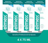 Elmex Sensitive Professional Tandpasta - 4 x 75 ml - Voordeelverpakking