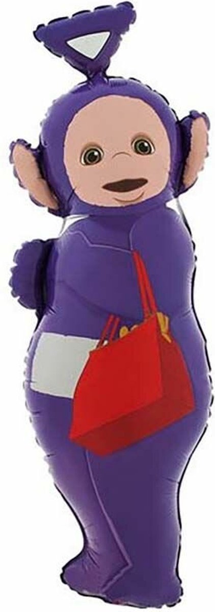 Teletubbies - Folie ballon - Helium ballon - XL Tinky Winky - 91cm - Leeg - Verjaardag - Kinderfeest.