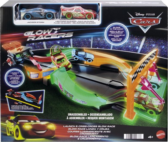 Disney en Pixar Cars - Lichtgevende Racewagens - Kris Kras - Lichtgevende Race Speelset