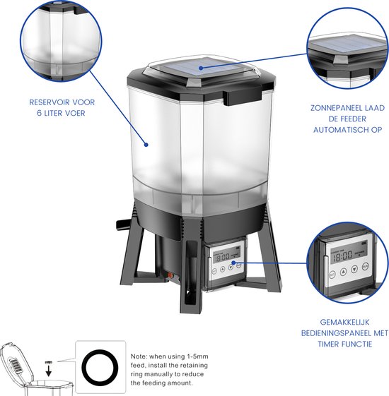 CFF-206 Distributeur automatique Solaire Programmable Nourriture