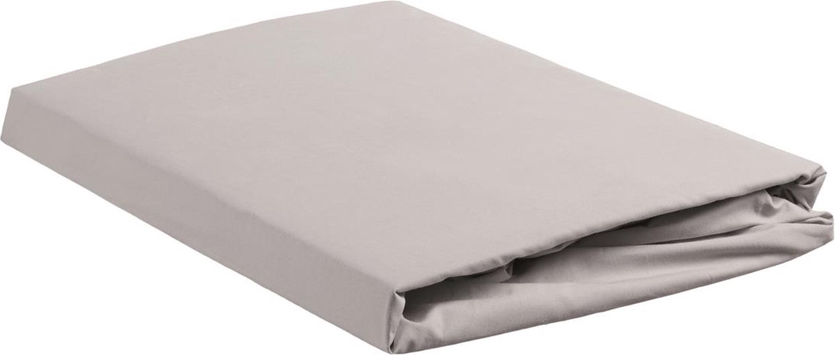 Beddinghouse Percale katoen - Hoeslaken - 160x200 - Licht grijs
