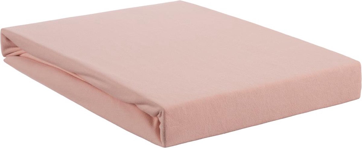 Beddinghouse - Jersey-stretch - Split-topper - Hoeslaken - 180x220 cm - Licht roze