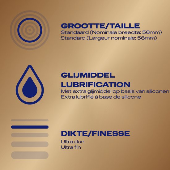 Durex - Condooms Nude Extra Lube - Ultradun - Met extra glijmiddel - 10 stuks