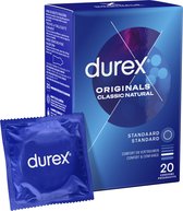 Préservatifs Durex Classic Natural - 20 pièces