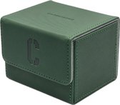 CardStacks Groen Deckbox -Kaartenbox Met Magneetsluiting - Deck Box-Opslagdoos-Flip n Tray Deck Case
