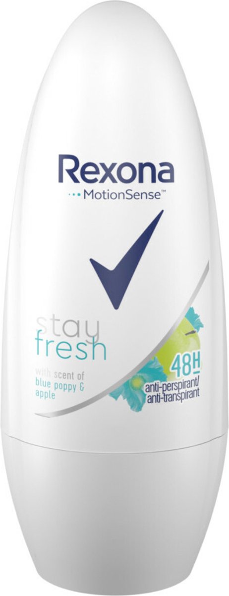 Goedkoopste Rexona Deodorant Roller Stay Fresh Blue Poppy & Apple 50 ml