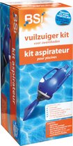 BSI - Vuilzuigerkit - Kit met steel, aanzuigslang, voorfilter en koppelstuken - Voor een nette zwembadbodem - Past op de meeste filtersystemen - Zwembad - Spa