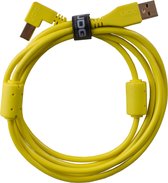 UDG Ultimate Audio Cable USB 2.0 A-B Yellow Angled 1m (U95004YL) - Kabel voor DJs
