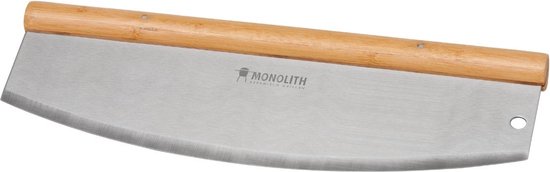 Monolith - Pizzasnijder - RVS - Bamboe