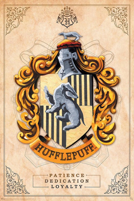 Poster Harry Potter Hufflepuff 61x91,5cm