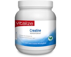 Vitalize Creatine Monohydraat 500 gram | Stimuleert spiergroei/spiermassa - Stimuleert spiergroei/ spiermassa bij explosieve krachtinspanningen¹