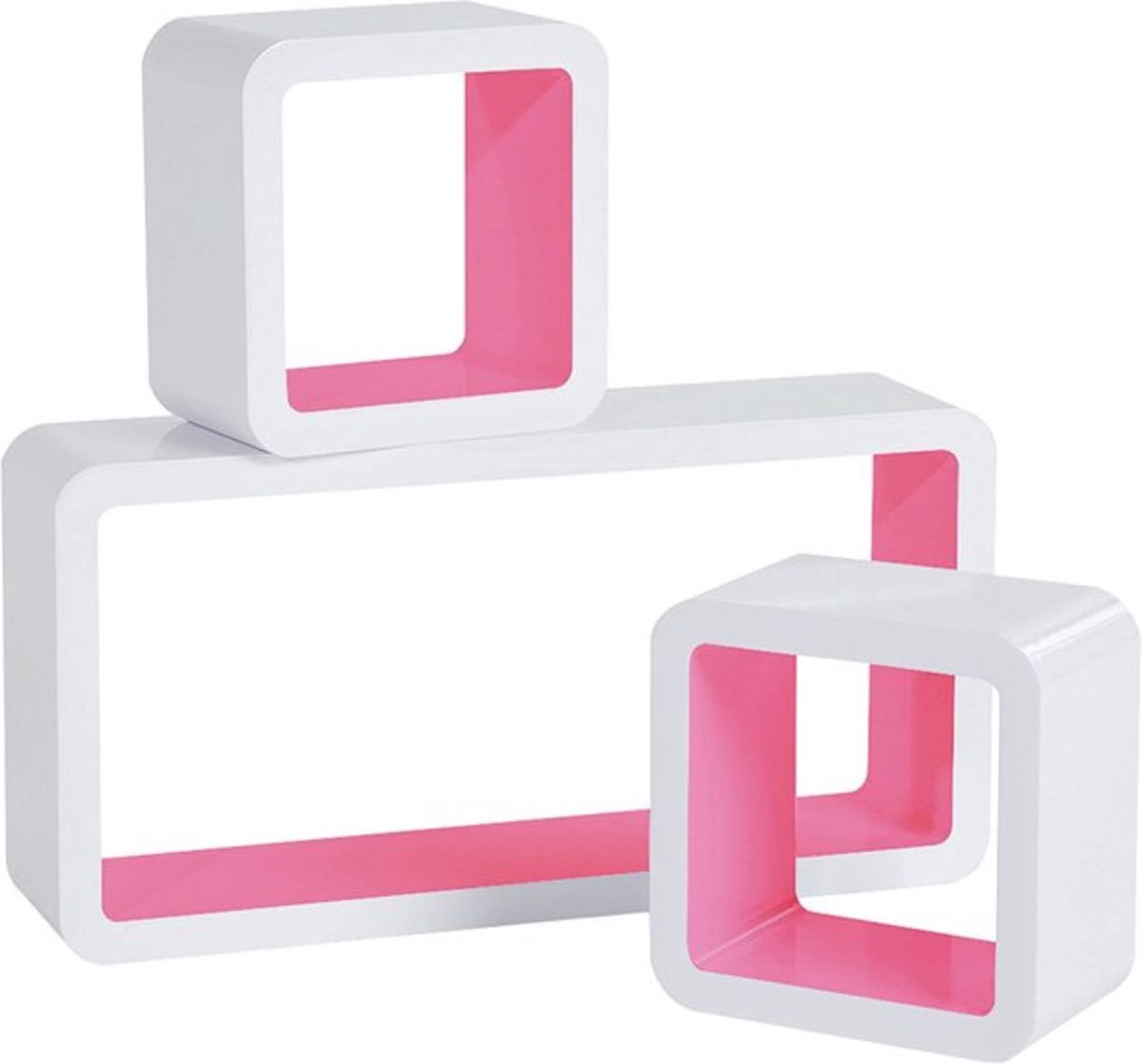 Etagère murale vidaXL Wandschappen 2 st 100x23,5x3 cm roestvrijstaal