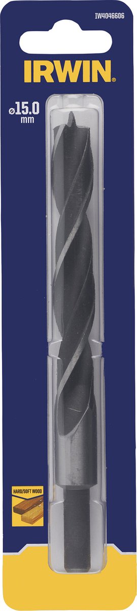 Irwin Houtspiraalboor Brad point 15.0x165mm