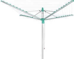 Leifheit droogmolen Linomatic 400 easy incl. bodemhuls - 40 m drooglengte - 4 wasmachineladingen