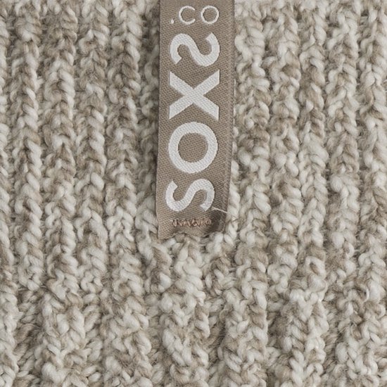 SOXS.co® Wollen beenwarmers | SOX3514 | Beige | One size | Warm Sand label - Soxs