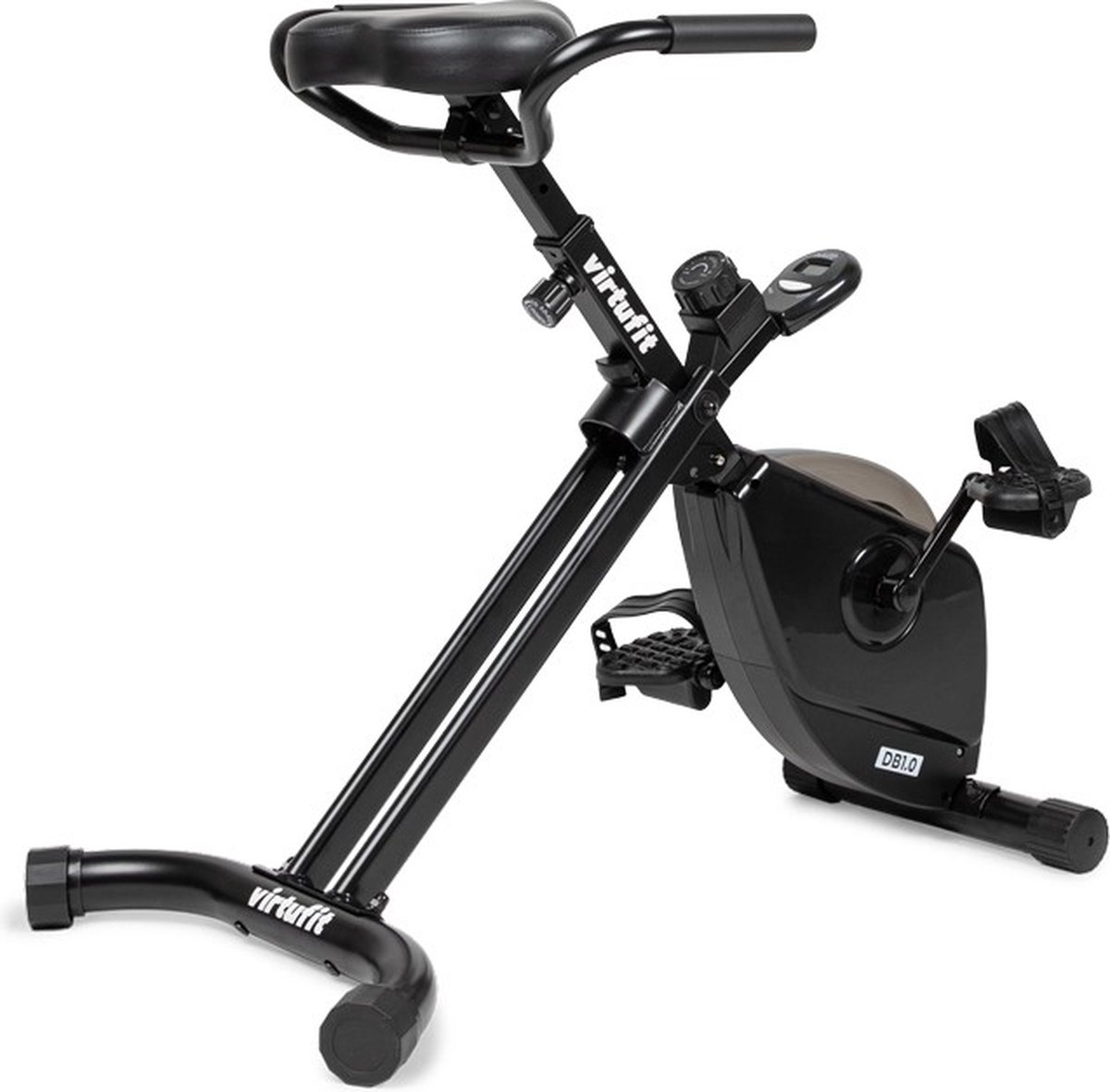 VirtuFit DB1.0 Opvouwbare Bureaufiets - Deskbike - Stoelfiets - Hometrainer - Fitness fiets - met Computer