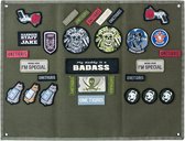 Tactical Military Patch Holder Plate Velcro Plate