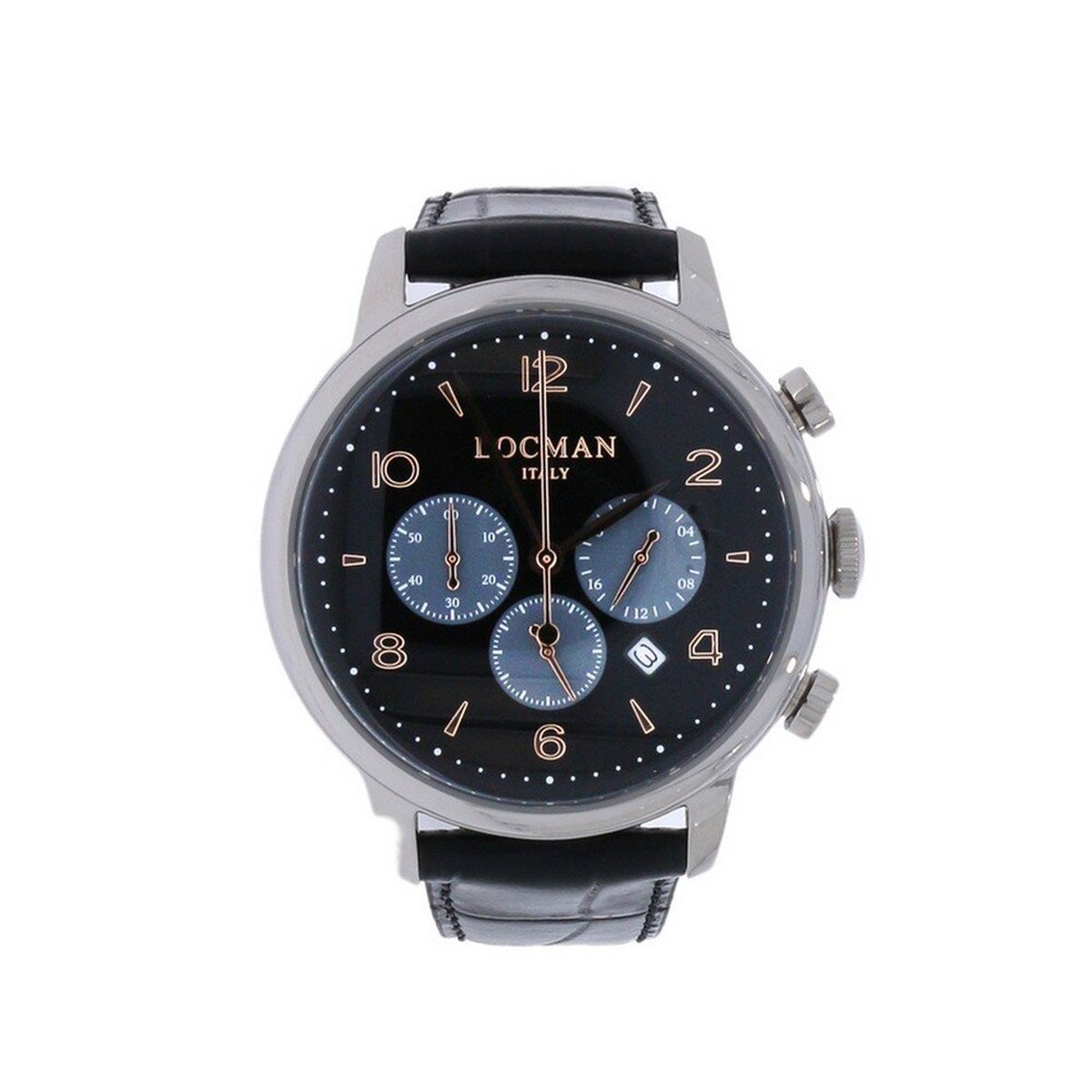 Locman - 0254A01R-00BKGY2PK - Polshorloge - Heren - Quartz - 1960 Chrono